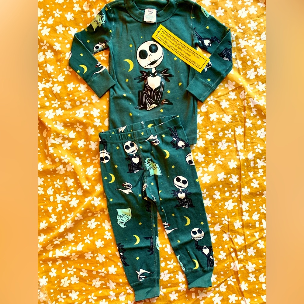 Hanna Andersson New NWT Nightmare Before Christmas Halloween Pajama Set Jack